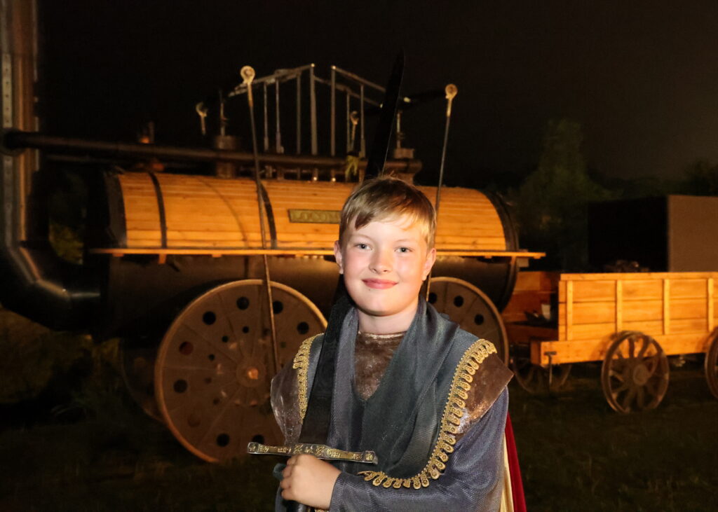 Finley Milburn, Volunteer at Kynren - An Epic Tale of England