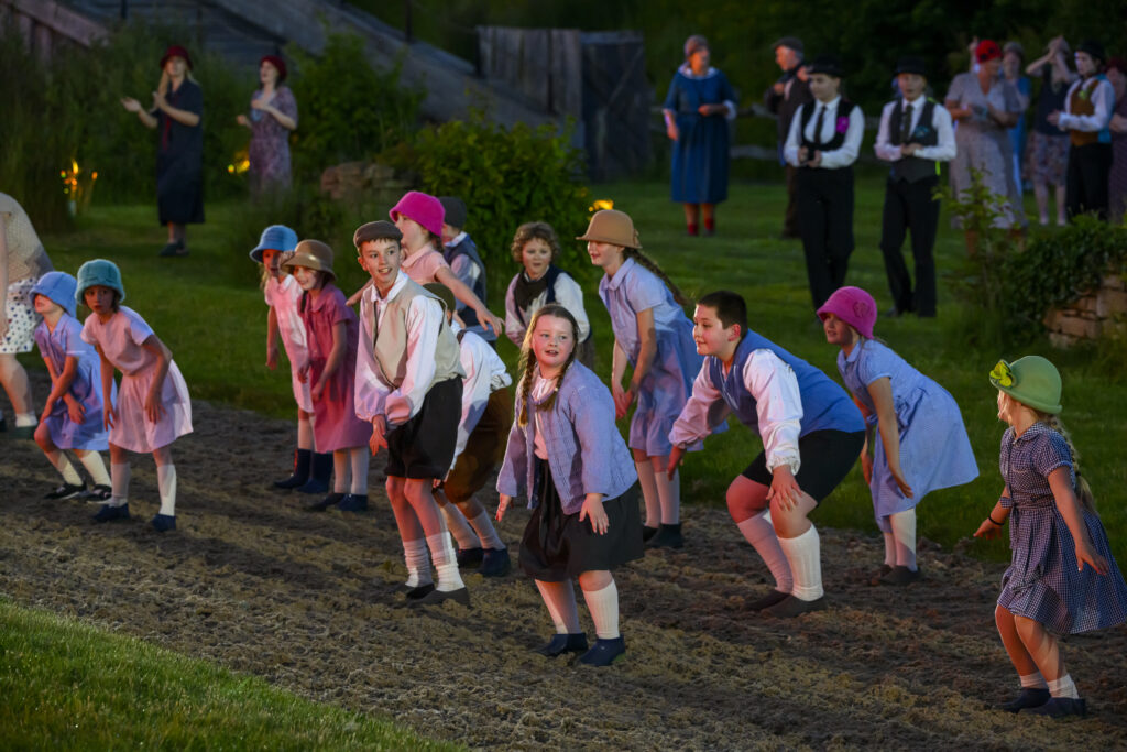 Kids perform in front of crowds of up to 8,000 at Kynren - An Epic Tale of England.